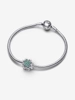 Pandora - Charm de Trébol de Cuatro Hojas divisible - Plata de Lei - details 0