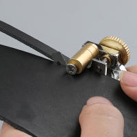 Cortador De Correas De Cuero Tipo Anillo Herramienta Manual Portátil Para El Arte De Cuero Cortador De Cuerda De Cuero Para Hombro - details 2