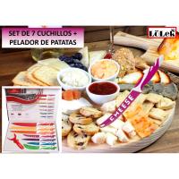 Lolek Set de 7 Cuchillos de Acero Inoxidable + Pelador de Patatas de Cerámica - details 2