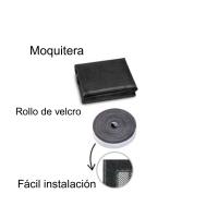 Mosquitera de Malla con Cierre Magnético Completo  - Fácil Instalación sin Taladros para Puerta 90x210 cm, 120x220 cm,140x240 cm, 140x280 cm - details 2