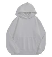 Suéter De Capucha Para Hombre De Algodón Pesado 500GSM Moda Otoño Invierno Casual Color Sólido Sudadera Top Masculino - details 6