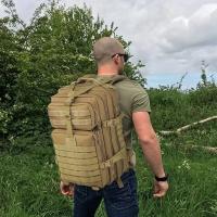 Mochila táctica militar de gran capacidad para hombre, mochila de camuflaje para senderismo, viaje al aire libre - details 26