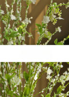 Palo De Sauce De Nieve Artificial De 116CM Para Decoración De Boda Y Hogar Estilo Nórdico Pastoral Florista Silken - details 12