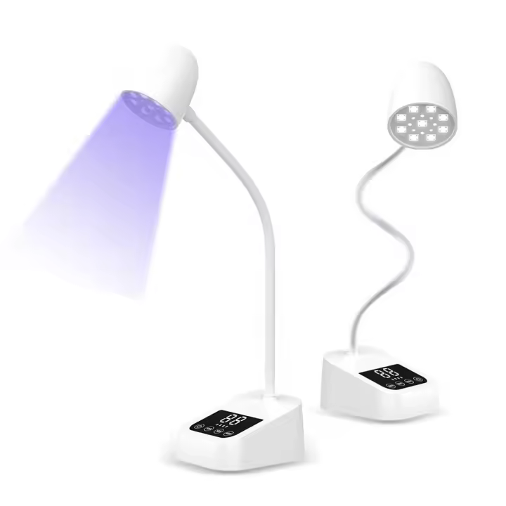 Lámpara De Uñas LED UV Mini Secador De Uñas Plegable 360° Lámpara De Secado De Uñas Para Manicura Con Iluminación Ultravioleta - 1