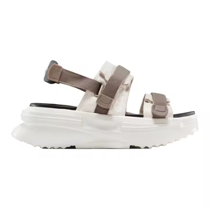Sandalias Marrones y Blancas Converse  Run Star Utility Sandal CX Easy On Cómodas - 1