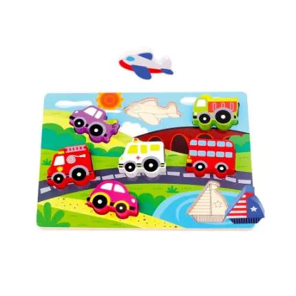 Puzzle de Transporte de madera - 1