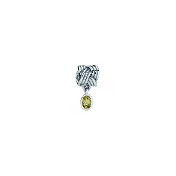 PANDORA Charm Colgante Amarillo Plata de Ley Diseño Elegante Joyería Mujer - 1
