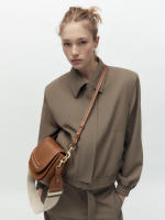 Bolso De Silla Para Mujer Estilo Popular De Comercio Exterior Nueva Correa Ancha 2024 Diagonal Cruzar El Brazo Bolsos De Hombro - details 11