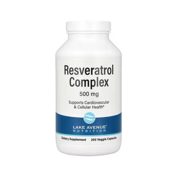 Complejo de resveratrol, 500mg 250 cápsulas de Lake Avenue Nutrition - 1