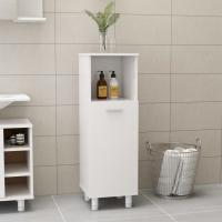 vidaXL Armario de baño madera contrachapada roble marrón 30x30x95 cm en color Marrón roble/Roble artisan/Blanco brillante y más | almacenamiento funcional diseño moderno para baño dormitorio sala - details 2