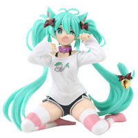 Figura De Anime Hatsune Miku En Posición De Sakura Rosa PVC Modelo Juguete Decorativo Regalo Para Niños Cumpleaños - details 6