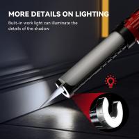 Pistola de calafateo inalámbrica, 10 Oz/300ml, pistola eléctrica de silicona con luz LED, 4 velocidades ajustables para batería Makita de 18V - details 7