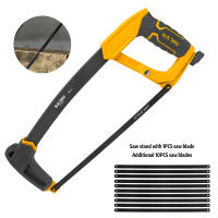 Marco De Soga De 12 Pulgadas Con Dos Ángulos De Corte (45°/90°) Para Metal Madera Árbol PVC Carne Corte Fino Multifuncional De Acero De Carbono - details 4