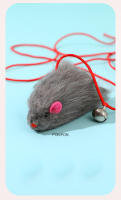 Juguete Interactivo De Gato Y Ratón Simulación Divertida Para Gatos Y Gatitos Telescopio Puerta Colgante Material De Tela - details 4