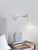 Lámpara De Pared Para Dormitorio Estilo Japonés Creativa Telescópica Plegable Para Lectura En Cama Luz De Hotel Para Sala De Estar - details 0