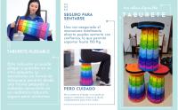 Taburete plegable