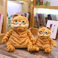 Juguete de peluche de gato gordo de color naranja, gatito gordo, gato atigrado amarillo realista (11,8 pulgadas) - details 2