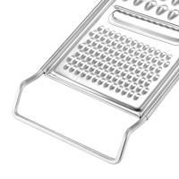 DESEOS Rallador Multiuso de Acero Inoxidable 28 cm x 11 cm - Ideal para Queso, Verduras y Más | Manual | Mango ergonomico - details 2