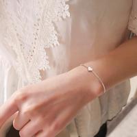 Pulsera minimalista de plata de ley 925 con forma de corazón, luna, estrella, barra y loto para mujer, 16 cm + 5 cm (extendido) - details 0