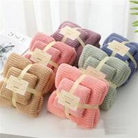 Juego De Toallas De Baño De Microfibra Absorbente Y Suave Para Cabello Y Rostro Toalla De Piscina Toalla De Mano Color Azul Rosa Morado - details 11