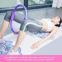 Anillo De Yoga Para Mujer Accesorios De Pilates Resistencia Elástica Ejercicio En Casa Adecuado Para Hombros Y Piernas - details 2