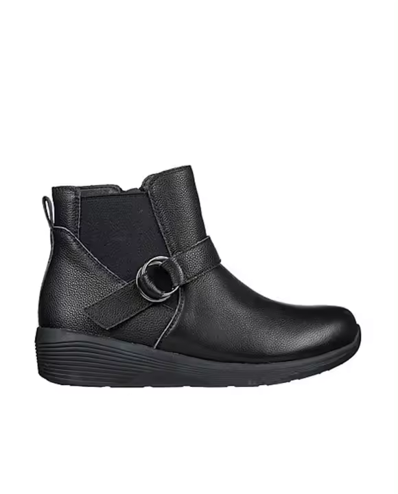 Skechers 167387_BBK Botines de mujer negras en polipiel 77966 - 1