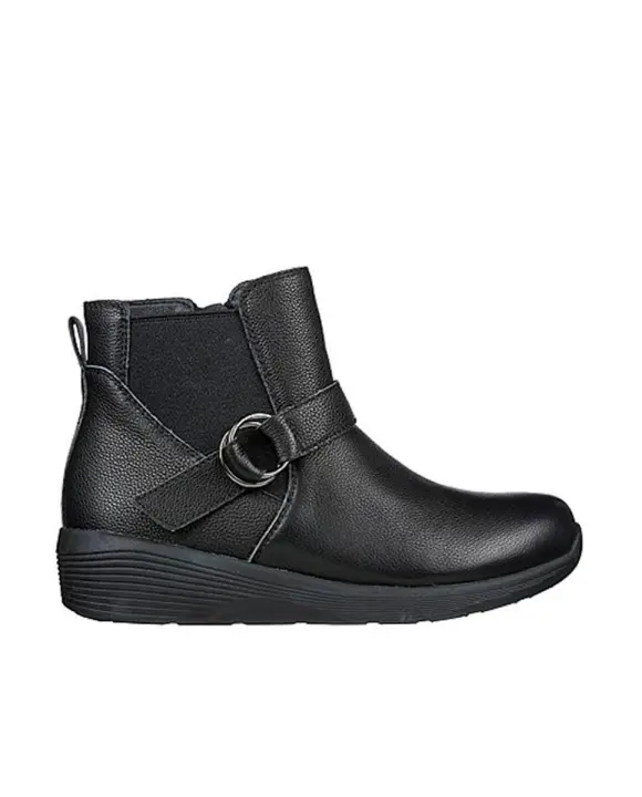 Skechers 167387_BBK Botines de mujer negras en polipiel 77966 - 1