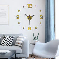 Reloj De Pared DIY Decoración Para El Hogar Y Oficina Silencioso Material De Acrílico Decoración De Vida Diaria Para Sala De Estar - details 1