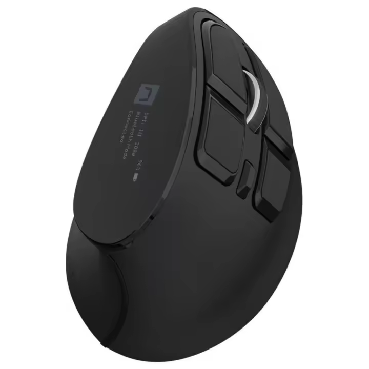 Natec - Ratón inalámbrico Euphonie Pro para diestros con tecnología óptica, 4000 dpi y conexión Bluetooth, color negro - 1