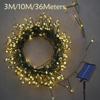 Luz De Cadena Solar Para Navidad Y Bodas 1000LEDs Decoración Exterior Y Interior IP44 Impermeable Cadena De Luces Festivas - details 6