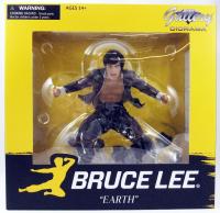 Figura Estatua PVC diamond select toys Gallery Bruce Lee Tierra 20cm - details 2