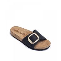 YOKONO JERBA 114 Sandalias Anatómicas mujer 35090 25V BIO PALA HEBILLA NOBUCK NEGRO - details 1