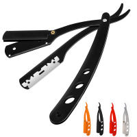 Cuchilla De Afeitar Manual De Acero Inoxidable Para Hombres Herramientas De Afeitar Barbería Estilo Shaver Cuchillas Sola Cara - details 0