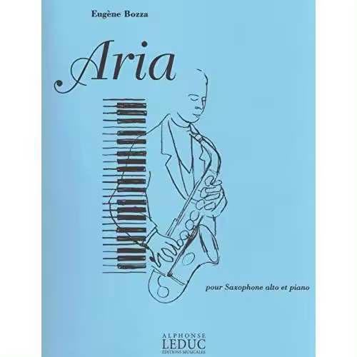 ARIA SAXOPHONE ALTO ET PIANO BOZZA, EUGENE ALPHO - 1
