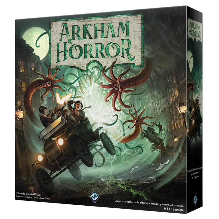 Asmodee Arkham Horror 3ª Edición - Miniaturas - Tablero Modular - Cooperativo - 1