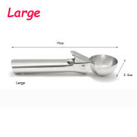 Cuchara De Hielo De Acero Inoxidable Para Helado Y Frutas Hueso De Sandía No Pegajoso Hacer Bolas De Hielo Máquina De Hielo De Hockey En Bicicleta Cuchara De Helado - details 6