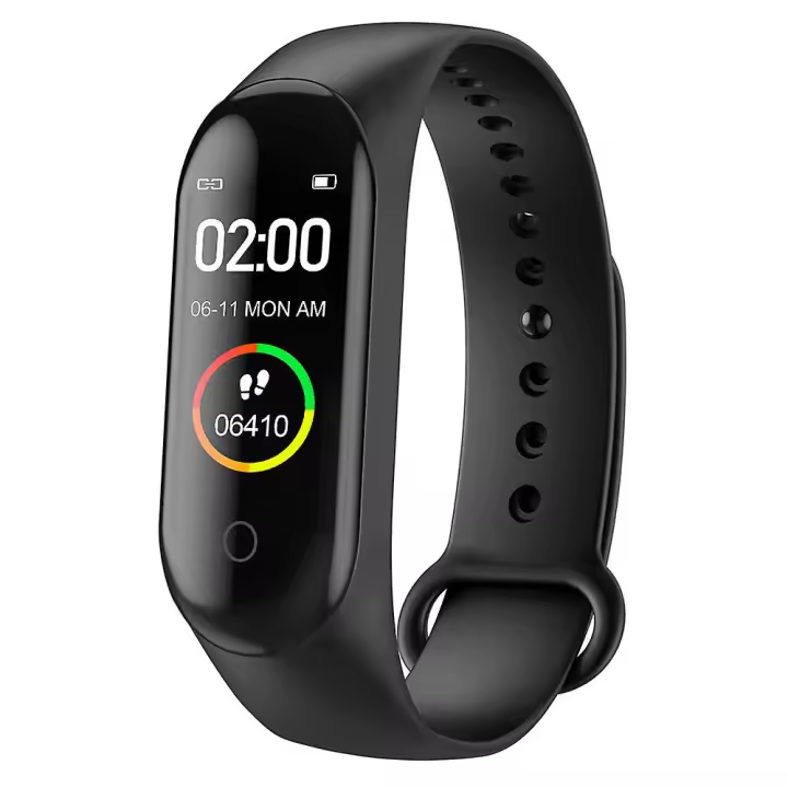 Reloj inteligente M4 Fitness Tracker frecuencia Cardíaca Presión Arterial Conde Paso Relojes Deportivos - 1