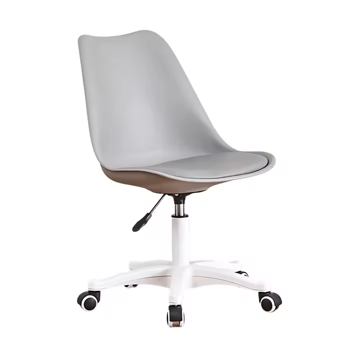 LUTODY - Silla oficina escritorio, Gaming, Regulable, Asiento polipiel cuero sintético, Despacho escritorio, Estilo nórdico ergonómico, Con rueda suave - 1