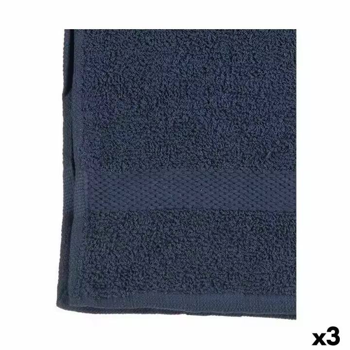 Berilo Toalla de Baño Azul 90 X 0,5 X 150 Cm (3 Unidades) - Cuidado del Hogar - 1
