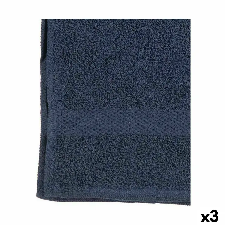 Berilo Toalla de Baño Azul 90 X 0,5 X 150 Cm (3 Unidades) - Cuidado del Hogar - 1