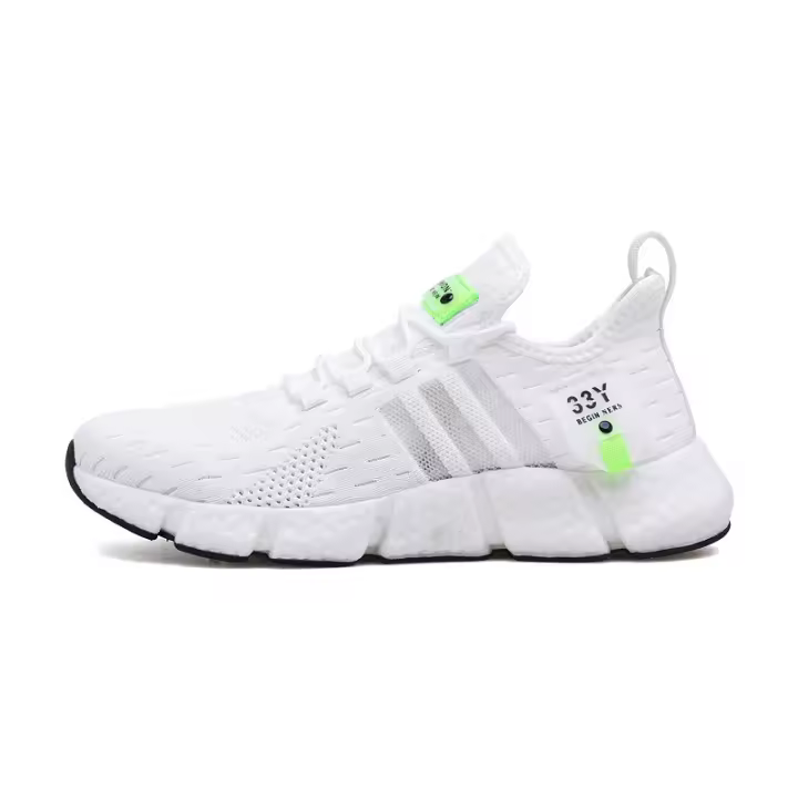 Zapatillas de running transpirables de Verano para hombre, Zapatos de moda, versión Corea de Malla informal, transpirables, zapatillas deportivas de gran tamaño - 1
