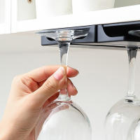 Estante Para Vinos Y Cristales De Cocina Y Comedor No Perforado Soporte Inverso Para Vajilla Y Cristales De Casa - details 3