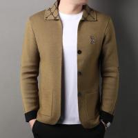Chaqueta De Punto Para Hombre Con Capucha Estampada De B Diseño Casual De Otoño E Invierno De Marca Alta Manga Larga Cuello En V - details 9