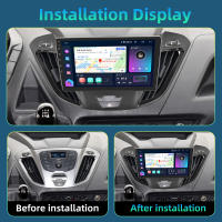 Podofo Radio de coche Android 2 Din para Ford Transit Tourio 2017 Carplay 8+128GB AI Voice WIFI+4G DSP GPS Navegación Multimedia Reproductor de Video - details 1