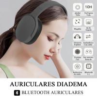 Auriculares Inalámbricos Bluetooth HD Micrófono Plegable Cascos Inalambricos Hi Fi Estéreo Cancelación Ruido Control Volumen Carga Rápida USB Inalambricos Auriculares(Gris Tinta) - details 2