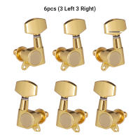 6pcs Tuners De Guitarra Eléctrica Y Acústica Con Enganches Sellados 3L3R Tuning Pegs Accesorios Para Guitarra - details 25