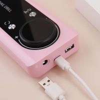 Taladro De Uñas Recargable USB 45000RPM Máquina De Manicura Profesional Para Pulir Y Eliminar Gel De Uñas Con Set De Arte De Uñas Bajo Ruido - details 6