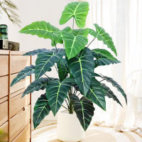 Artificial Pothos Monstera De 60-109cm Planta De Pollo Falso De Plástico Decoración Festiva Para El Hogar Y La Oficina - details 2
