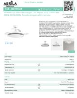 FABRILAMP PREMIUM Ventilador Dc Blondi Blanco/gris 72w 3aspas 49/107d 7200lm 6velocidades Tres Luces 3000k,4500k,6000k, Remoto+temporizador+memoria TEMPORIZADOR 1/2/4/8 H, Control de aire verano o invierno Incluye 2 tijas y mandos calidad de confianza - details 2