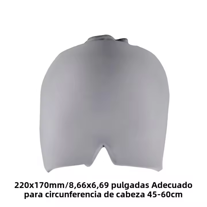 Gorro De Alivio De Migraines Reutilizable Sombrero De Alivio De Cabeza Con Gel Frío Para Cabeza Y Hombros Tamaño 220x170mm - 1